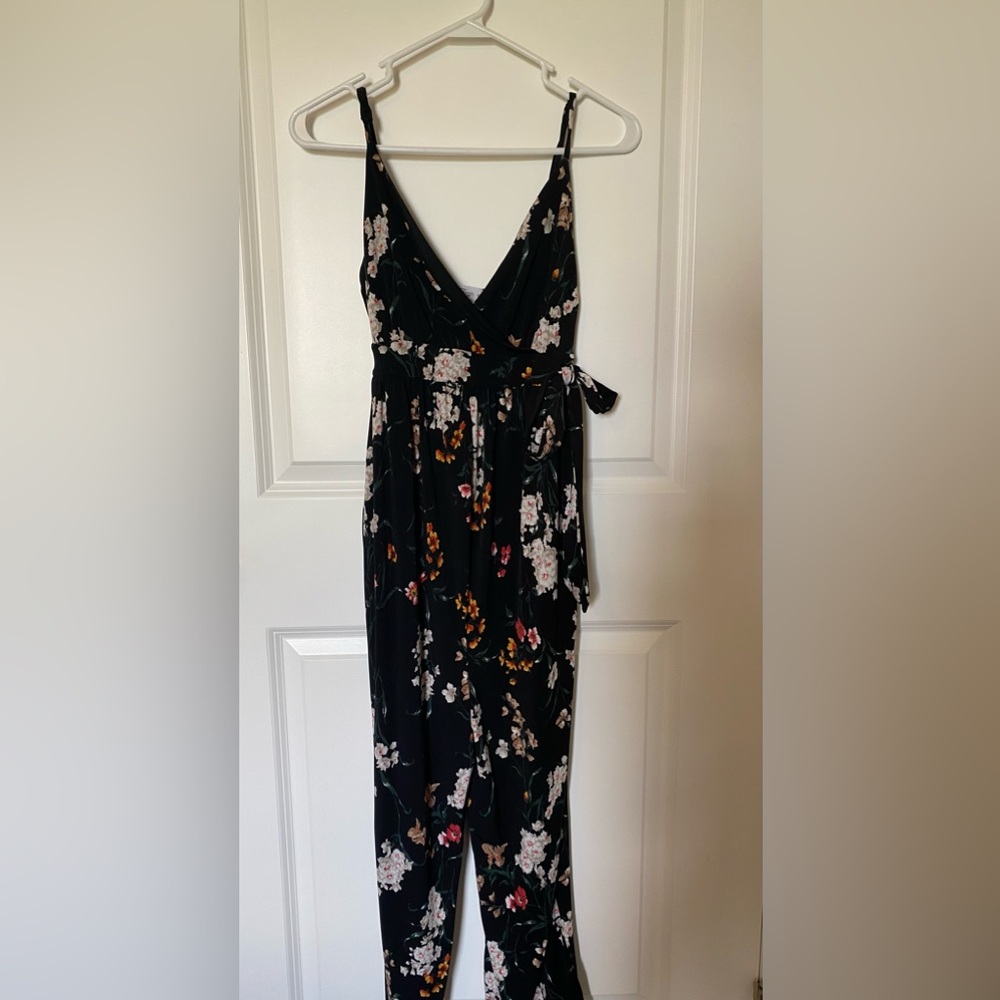 KAILEIGH Rica Maternity Knit Crop Jumpsuit